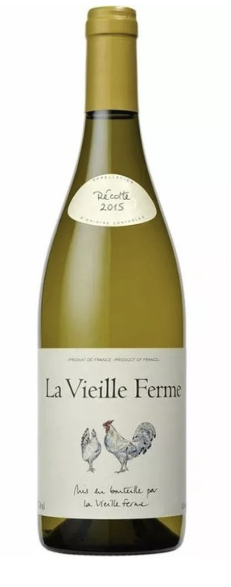 Вино Perrin et Fils Ля В'єй Ферм сух/біл 0,75л Фр 12,5%